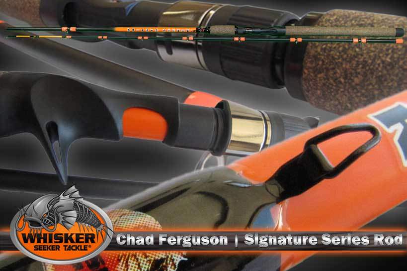 Guess what yall the Whisker Seeker Tackle Chad Ferguson Signature Series  Catfish Rods are in stock at Cabelas…